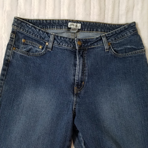 St. John's Bay stretch boot jeans sz.16 denim - Picture 6 of 8